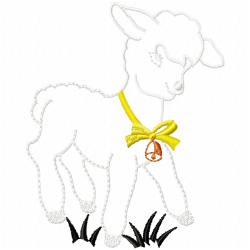 Sheep Embroidery Design 3